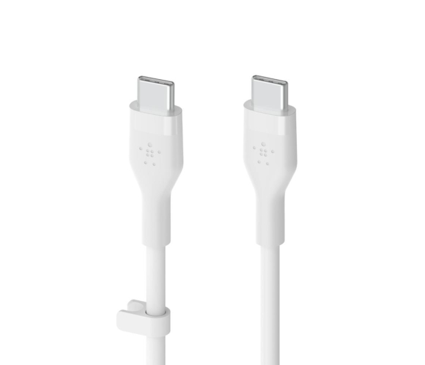 Belkin USB-C -USB-C 2.0 Silicone 2m White - 733174 - zdjęcie 2